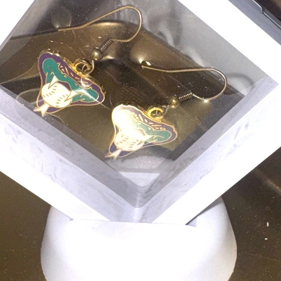 ARIZONA DIAMONDBACKS BASEBALL FAN EARRING! - Picture 4 of 7